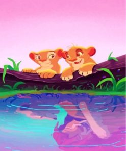 Simba And Nala Paint By Numbers