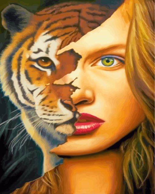 Tiger Lady Paint By Numbers