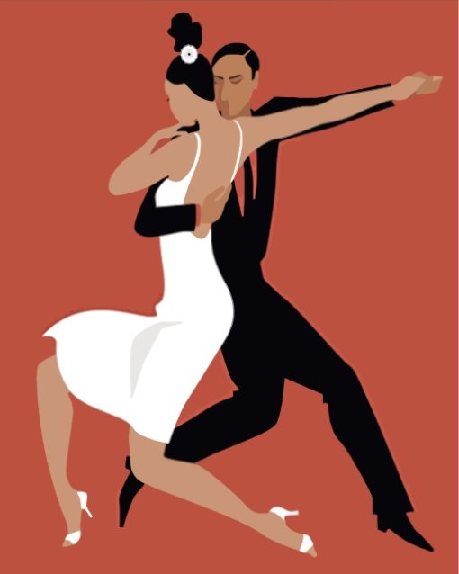 Tango Dancers Paint By Numbers