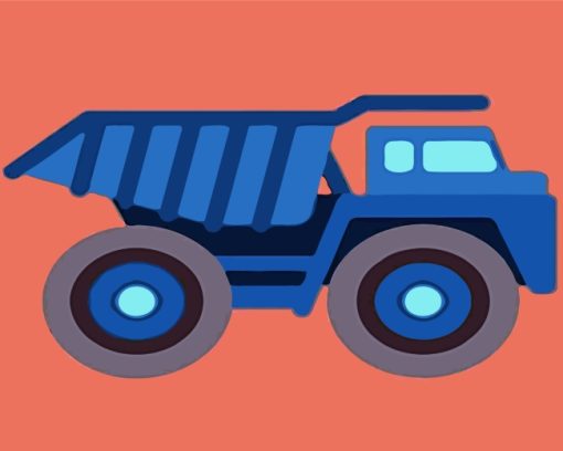 Dump Truck Paint By Numbers