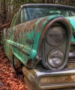 Vintage Old Car paint by numbers