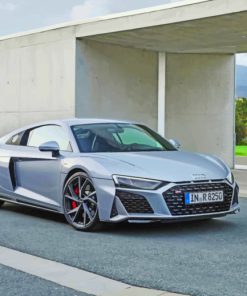 Grey Audi R8 Paint By Numbers