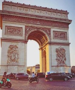 Arc De Triomphe Paint By Numbers