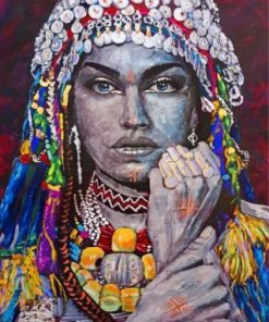 Amazigh Woman Paint By Numbers