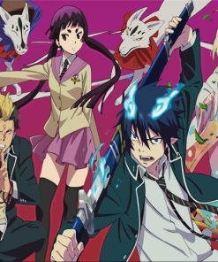 Blue Exorcist Anime Paint By Numbers