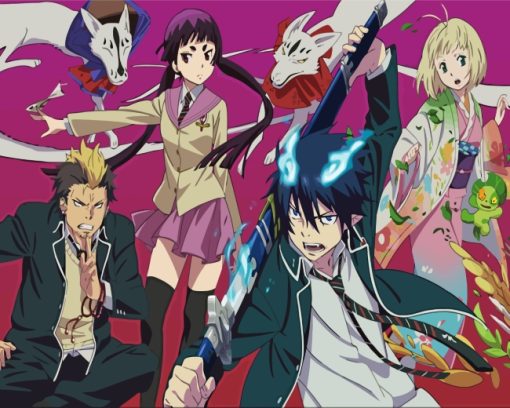 Blue Exorcist Anime Paint By Numbers