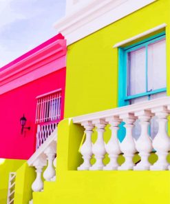 Bo Kaap Colored Walls Paint By Numbers