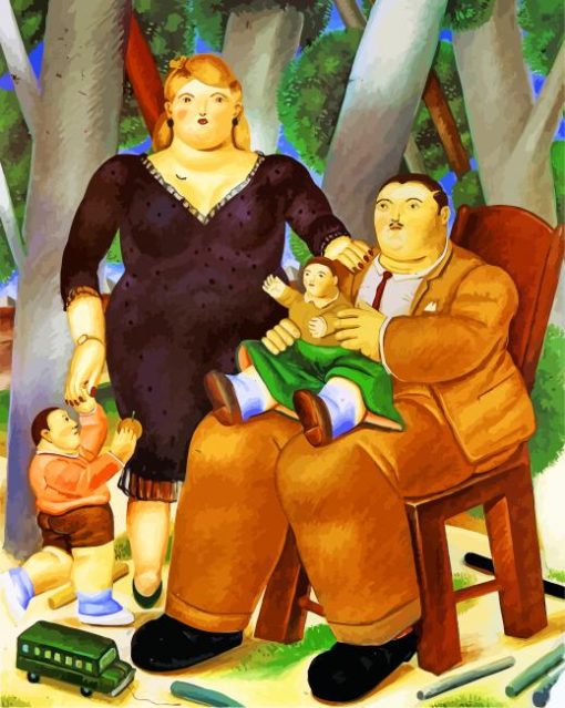 Botero Classy Family Paint By Numbers