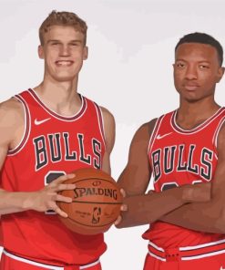 Chicago Bulls Players Paint By Numbers