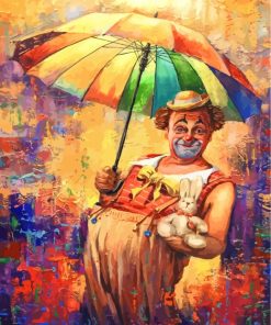 Circus Clown Art Paint By Numbers