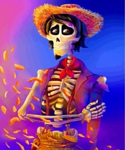 Coco Hector Skull paint By Numbers