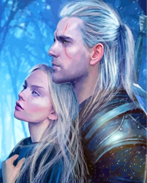 Geralt And His Lover Paint By Numbers