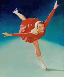 Ice Skater Girl Paint By Numbers