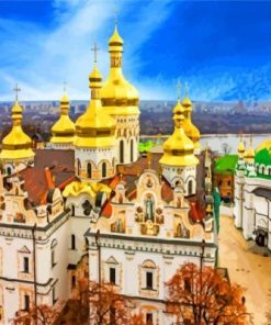 Kiev Pechersk Lavra Paint By Numbers