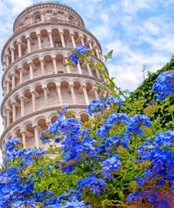 Leaning Tower Pisa Paint By Numbers