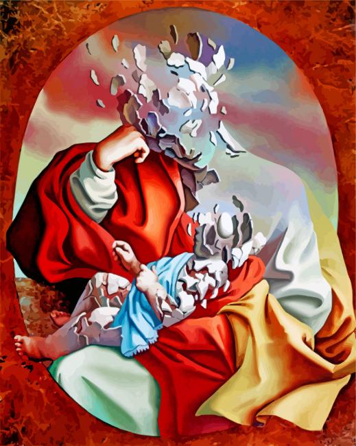 Matrrnidad Renacentista Paint By Numbers