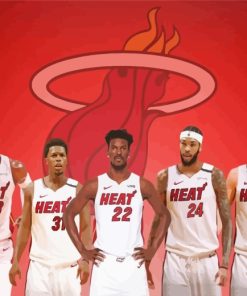 Miami Heat Paint By Numbers