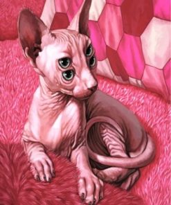 Pink Sphinx Paint By numbers