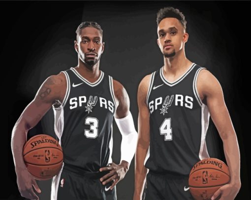 San Antonio Spurs Players Paint By Numbers