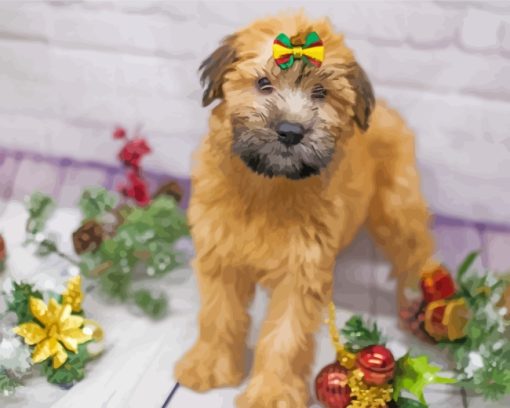 Soft Coated Wheaten Terrier Paint By Numbers