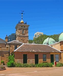 Sydney Observatory Paint By Numbers