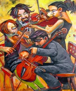 Violin Players Paint By Numbers