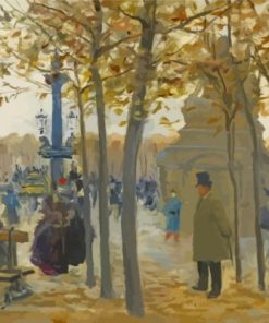 Place De La Concorde Truchet Paint By Numbers