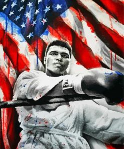 Aesthetic Muhammad Ali Paint By Numbers