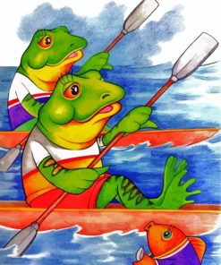 American Bullfrogs Paint By Numbers