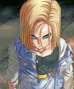 Android 18 Paint By Numbers