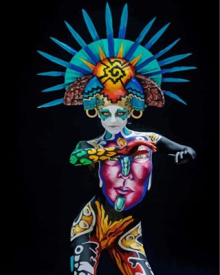 Artistic Woman Paint By Numbers
