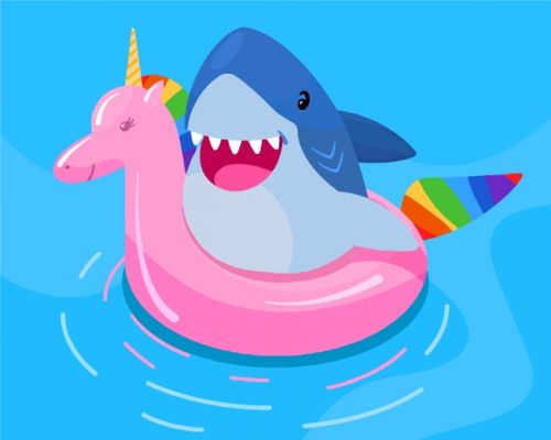 Baby Shark paint by numbers