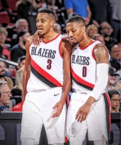 Blazers Players Paint By Numbers