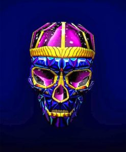 Diamond Skull Paint By Numbers