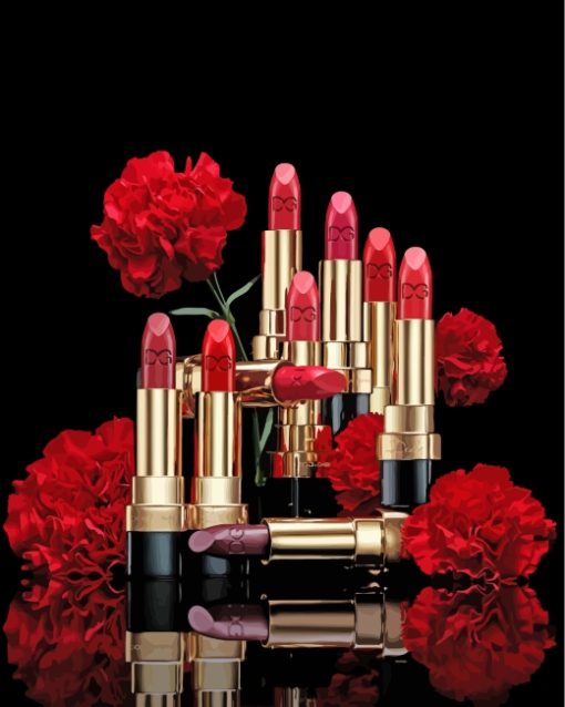 Dolce And Gabbana Lipsticks Paint By Numbers