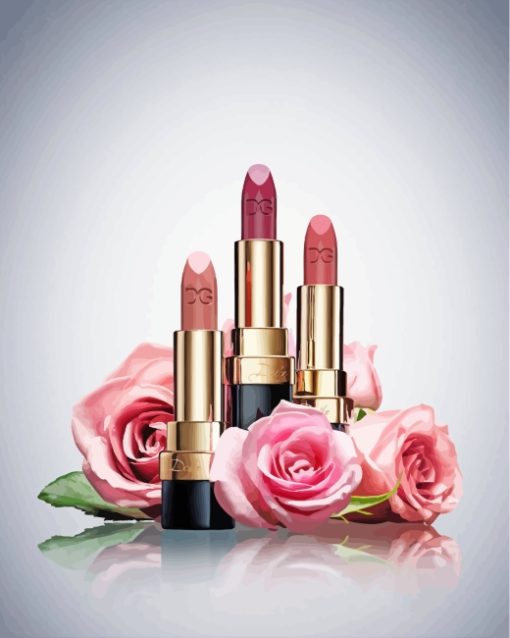 Dolce And Gabbana Lipsticks Paint By Numbers