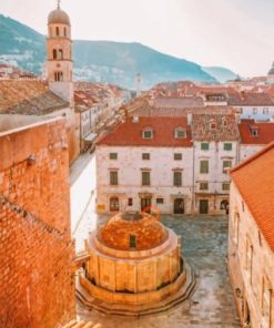 Walls of Dubrovnik Paint By Numbers