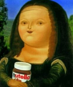 Fat Mona Lisa Paint By Numbers