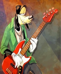 Goofy The Rock Star Paint By Numbers