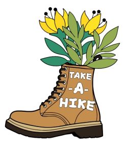 Hiking Boot With Flowers Paint By Numbers