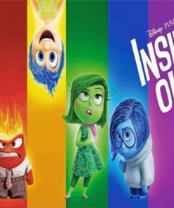 Inside Out Disney Movie Paint By Numbers