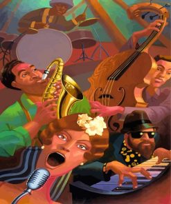 Jazz Musicians Paint By Numbers