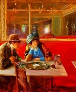 Jean Beraud At The Cafe Paint By Numbers