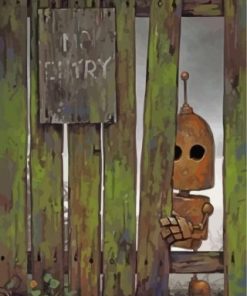 Lonely Robot paint By Numbers