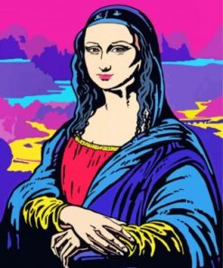 Mona Lisa Pop Art Paint By Numbers