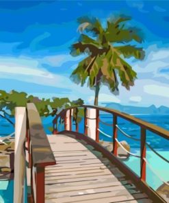 Bora Bora Tahiti Island Paint By Numbers