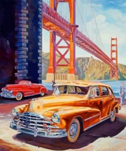 Golden Gate Cars Paint By Numbers