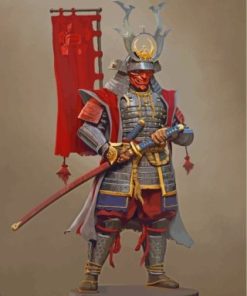 Japanese Samurai Paint By Numbers