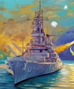 Battleship Art Paint By Numbers