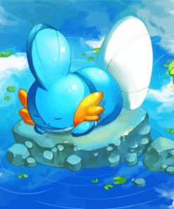 Sleepy Mudkip Paint By Numbers